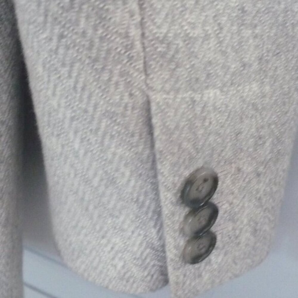 Ladies Size S Gray Tailored Suit Jacket - Picture 4 of 5